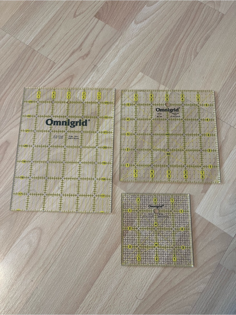 omnigrid rulers, great for quilters !!!!